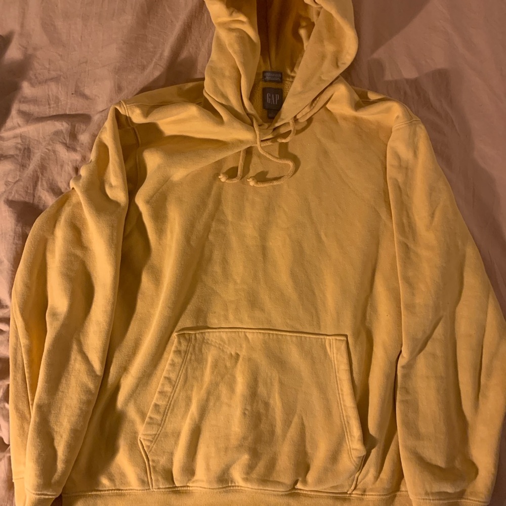 GAP Men's Mustard Hoodie